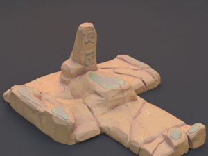 stone plate 3D Model