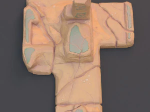 kamienna płyta Model 3D