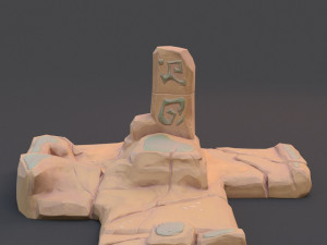 stone plate 3D Model