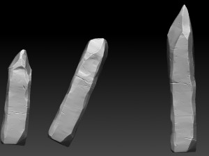 stylized rock 3D Model