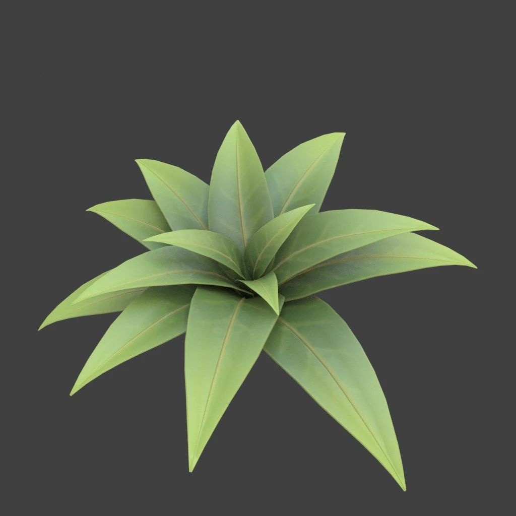 cartoon bush 3D Model .c4d .max .obj .3ds .fbx .stl .blend 