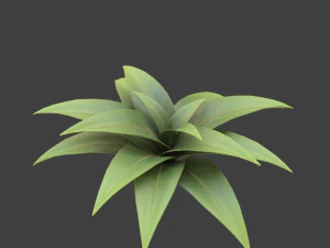cartoon bush 3D Model
