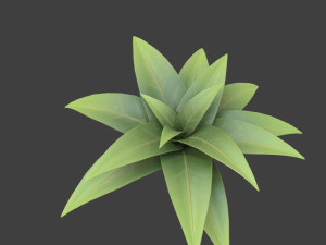 cartoon bush 3D-Modell