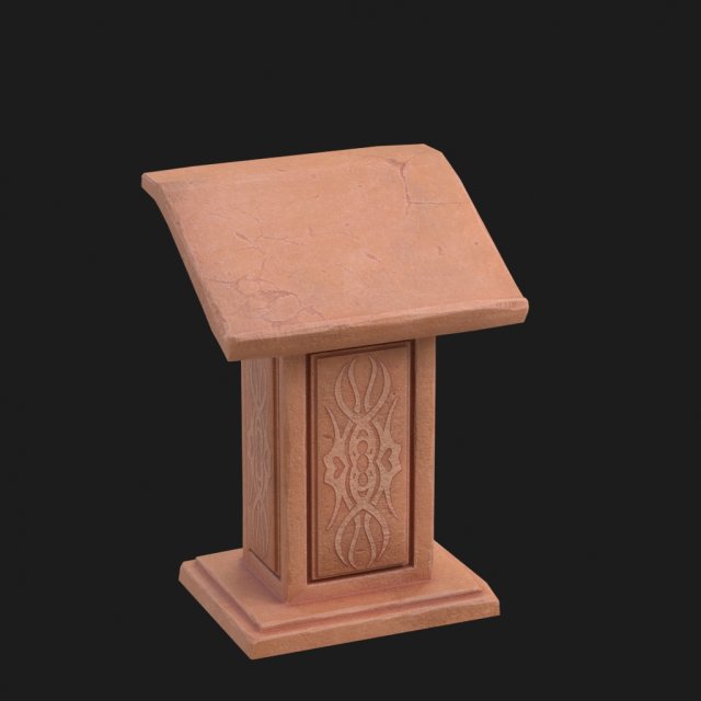 pulpit 3 3D 모델 .c4d .max .obj .3ds .fbx .stl .blend 
