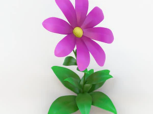 cartoon flower 3D Model
