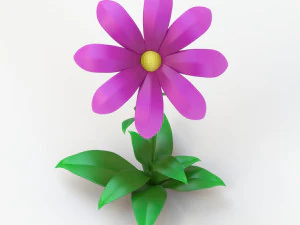 cartoon flower 3D Model