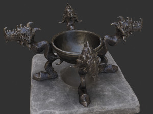 witch cauldron 3D मॉडल