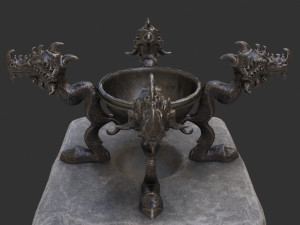 witch cauldron Modelo 3D