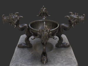 witch cauldron 3D Model