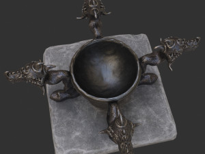 witch cauldron Modelo 3D