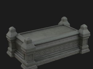 celtic sarcophagus 3D मॉडल
