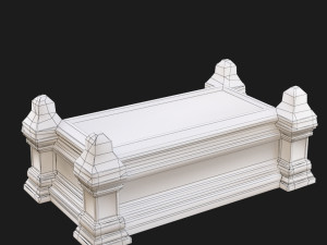 celtic sarcophagus Modelo 3D