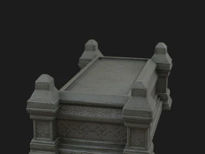 celtic sarcophagus 3D Model