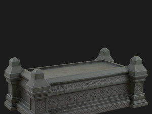 celtic sarcophagus Modelo 3D