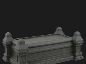 celtic sarcophagus 3D Model