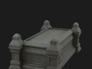 celtic sarcophagus 3D Model