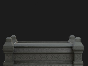 celtic sarcophagus Modelo 3D