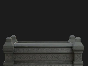 celtic sarcophagus 3D Model