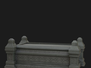 celtic sarcophagus Modelo 3D