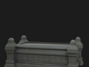 celtic sarcophagus 3D Model