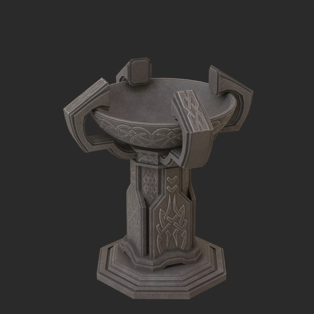 fantasy candlestick 3D 모델 .c4d .max .obj .3ds .fbx .stl .blend 