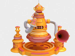 cartoon robot 3D Model