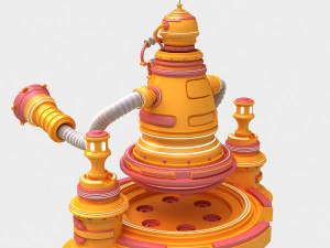 cartoon robot 3D Model