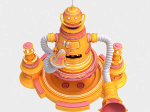 cartoon robot 3D Model