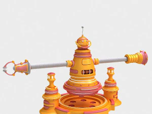 cartoon robot 3D Model