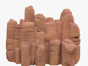 Cartoon-Stein 3D Modell