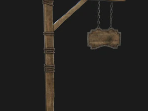 medieval sign 3D Model