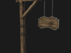 medieval sign 3D Модель