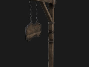 medieval sign 3D Модель