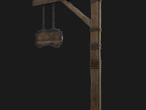 medieval sign 3D Model