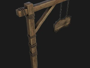 medieval sign 3D Model