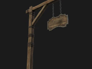 medieval sign 3D Model