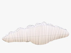 cartoon cloud 3D Model