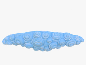 cartoon cloud Modelo 3D