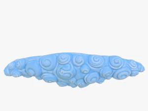 cartoon cloud 3D Model
