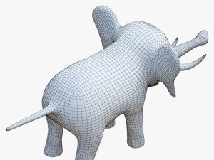 cartoon elephant Modelo 3D