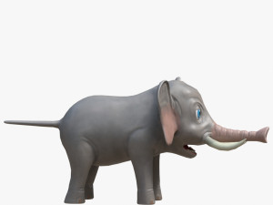 cartoon elephant Modelo 3D