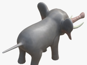 cartoon elephant Modelo 3D