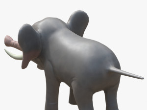 cartoon elephant Modelo 3D