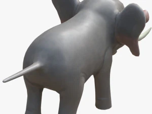 cartoon elephant 3D Model