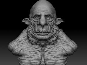 bust troll 3D Model