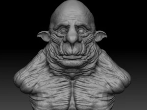bust troll 3D Model
