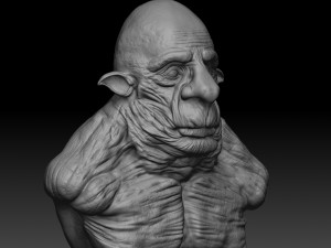 bust troll 3D Модель
