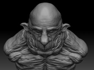 bust troll 3D Модель