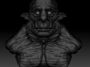 bust troll 3D Модель