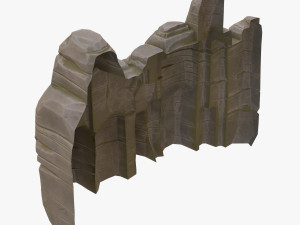 cartoon stone 3D Model